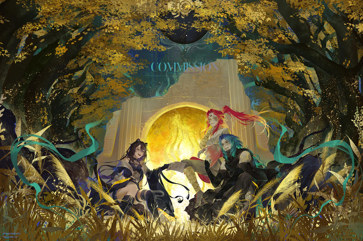 Art commission @GeminiPrune and @HoshizoraIndou